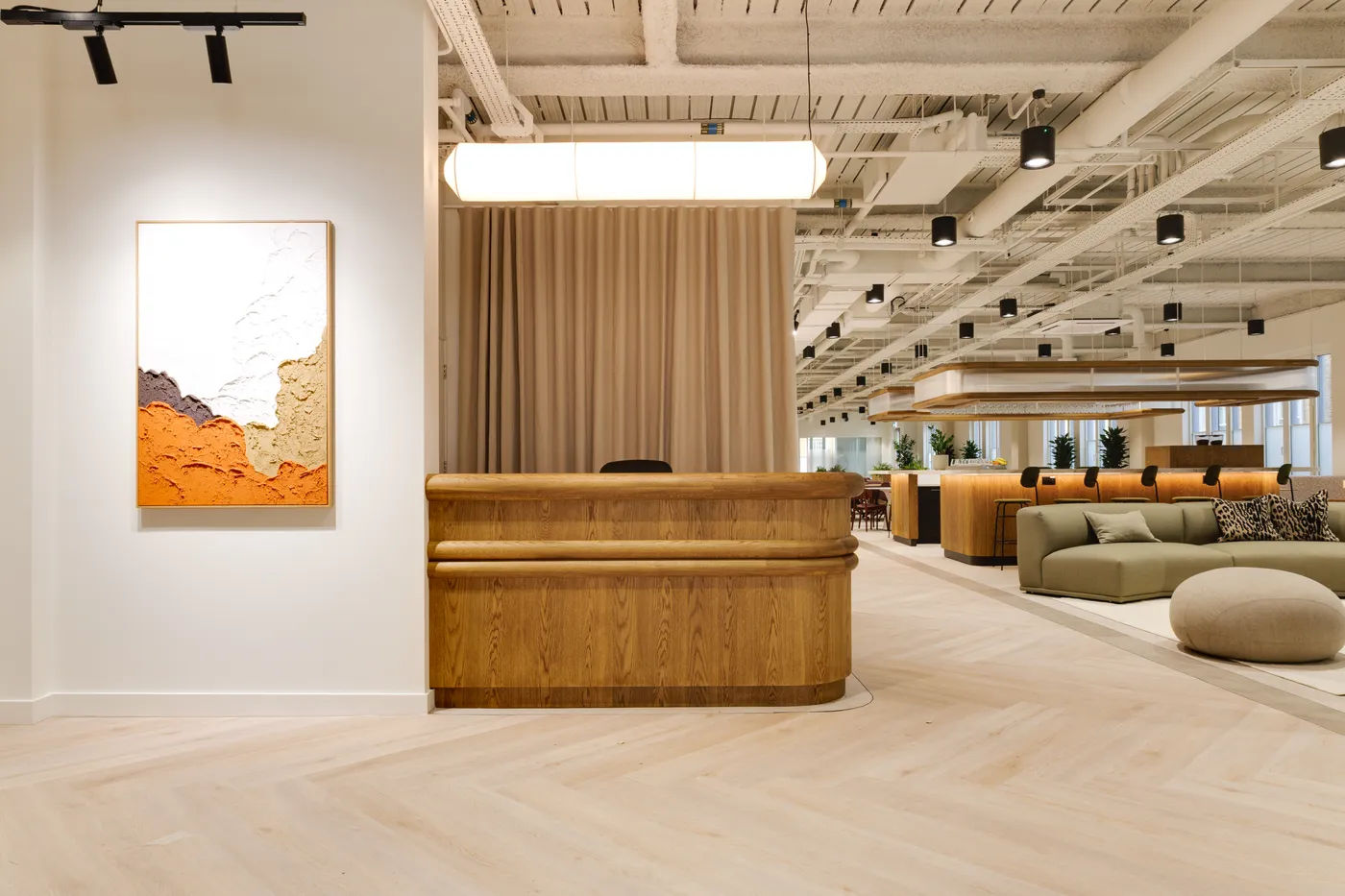 Vallist reception area